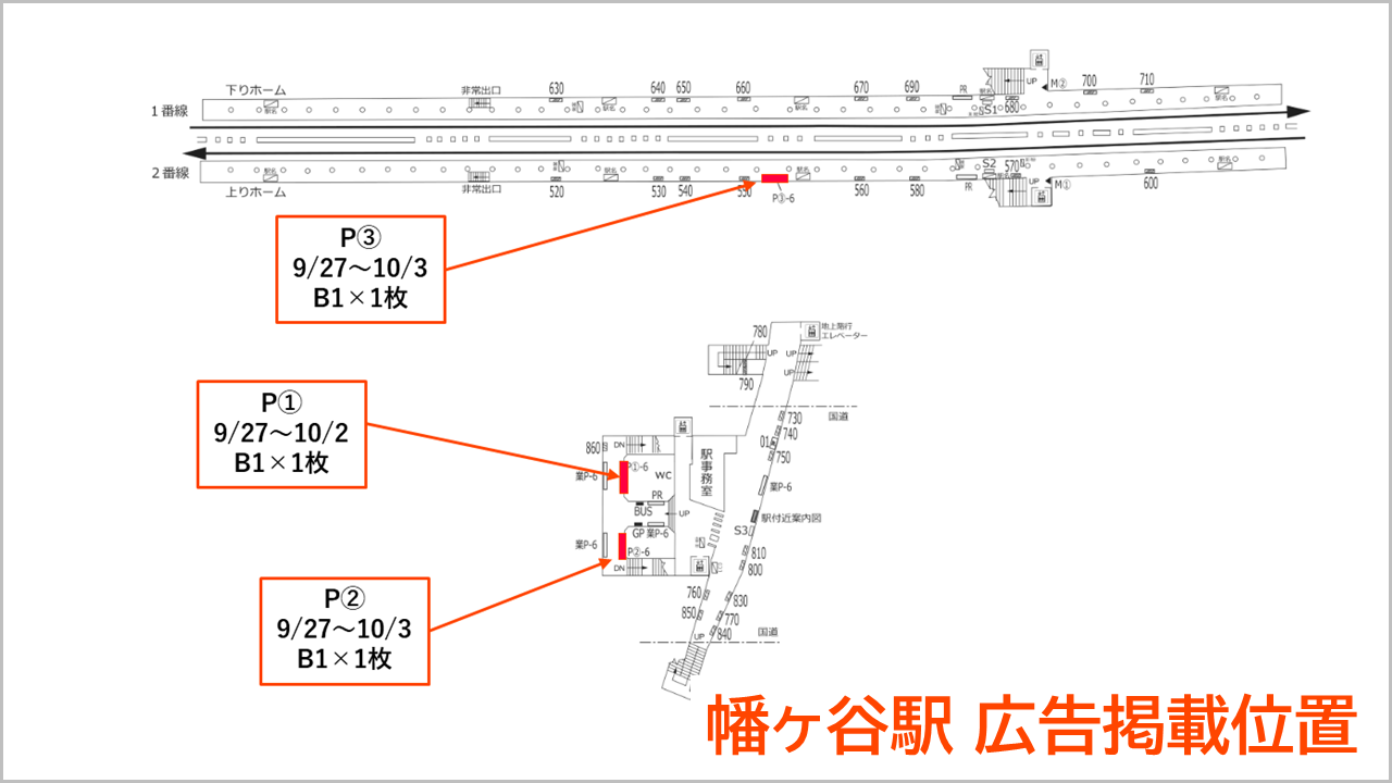 幡ヶ谷駅ポスター掲載_独立行政法人国際協力機構東京センター_広告掲載事例4